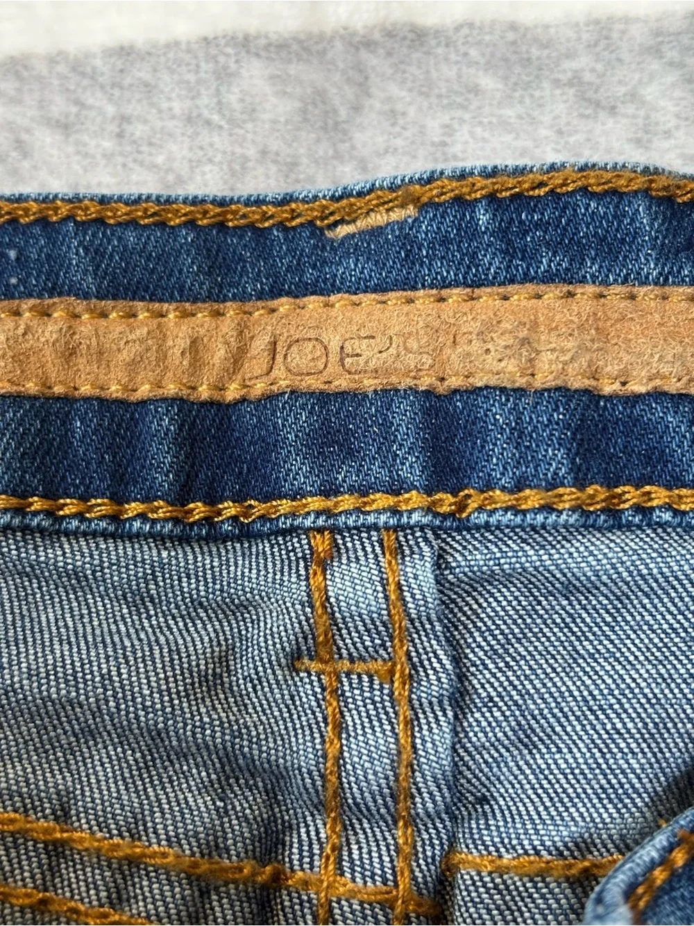 Joe's Jeans Girls Jeans, Straight, Distressed Hem, 14, Kids Blue Denim